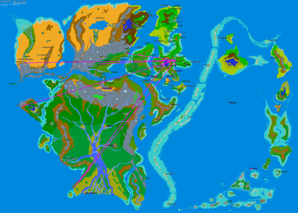 Lucentium map with navigator tree links
